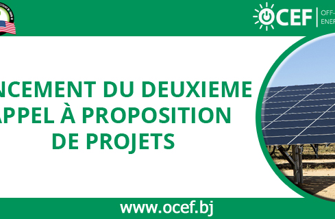 Lancement du  2ème Appel à propositions de projets OCEF