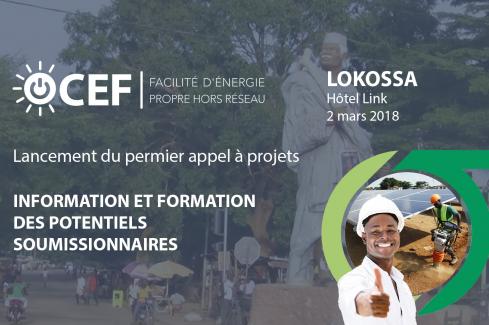 Information et formation sur la Facilité d'Energie Propre Hors Réseau (Lokossa)