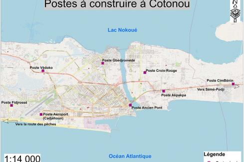 Postes à construire à Cotonou