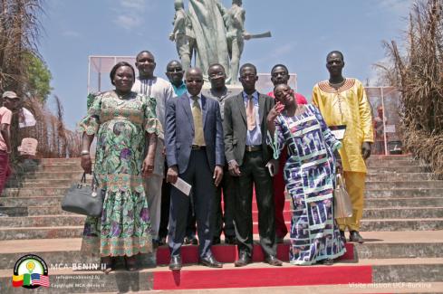 Visite de la délégation de l'UCF-Burkina à l'exposition "Mino"