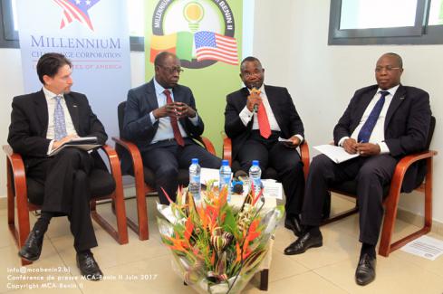 Conférence de presse avant entrée en vigueur du MCA-Bénin II