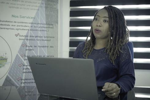 Yolande Zanmènou, femme entrepreneur de l'énergie, bénéficiaire de la WEE Initiative du MCA-Bénin II