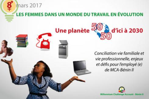 8 mars 2017, le MCA-Benin II célèbre les droits des femmes